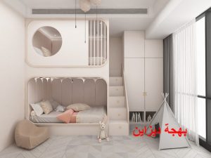 نوم اطفال رصاصي في كشمير السرير من طابقين