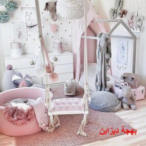 غرفة نوم اطفال رصاصي في كشمير تناسب الاولاد و البنات