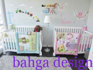 غرف نوم اطفال توأم ذكور و إناث