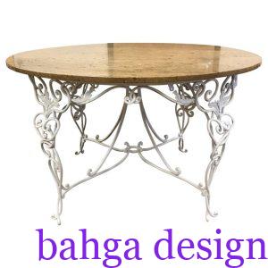 أجمل أشكال ترابيزات سفرة حديد