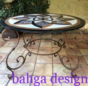 أحدث أشكال ترابيزات سفرة حديد