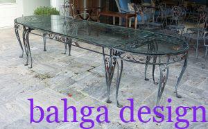 ترابيزة سفرة حديد في منتهي الجمال