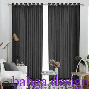 ستارة رصاصي غامق تناسب غرف المعيشة