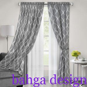 ستارة رصاصي فاتح مزخرفة