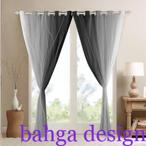 ستارة رمادى فاتح و غامق رائعة طبقة واحدة