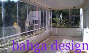 ستارة زجاجية تناسب البلكونات