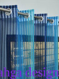 ستارة زجزاج بلاسنيك باللون الازرق