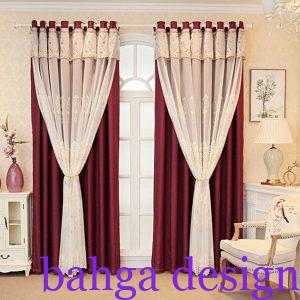 ستارة طبقتين روعة باللون النبيتى مع ابيض شيفون