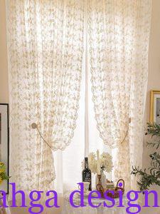 ستارة طبقتين شيفون باللون الروز