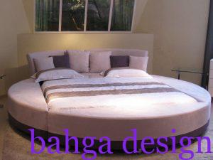 سرير غرفة نوم دائرية متحركة