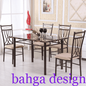 سفرة حديد مودرن 4 كراسي جميلة جداَ