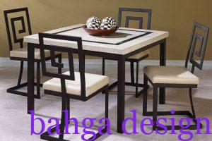 سفرة حديد مودرن 4 كراسي سيمبل جداً