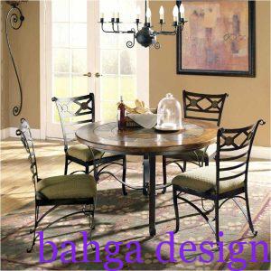 سفرة حديد مودرن 4 كراسي في منتهي الشياكه