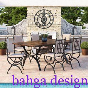 سفرة حديد مودرن 6 كراسي جميلة جداً