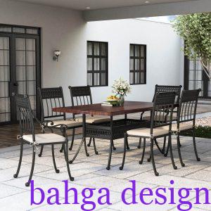 سفرة حديد مودرن 6 كراسي في منتهي الشياكه