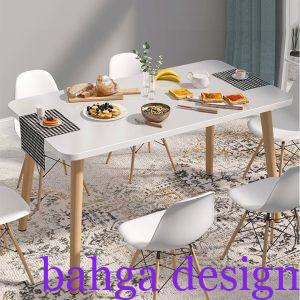 سفرة خشب زان أبيض جميلة جداً