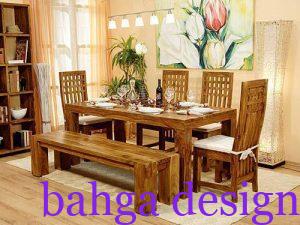 سفرة خشب مودرن بتصميم راقي جداً