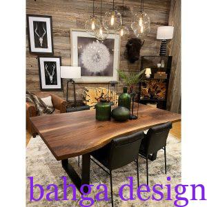 سفرة خشب مودرن بشكل مختلف وجميل