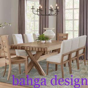 سفرة خشب مودرن جميلة جداً