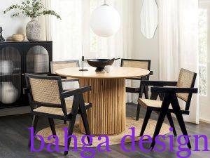 سفرة خشب مودرن في منتهي الشياكه