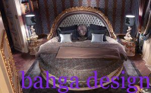 شكل من اشكال غرف النوم الدائرية