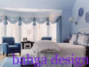 غ رفة نوم ازرق فاتح في منتهى الجمال