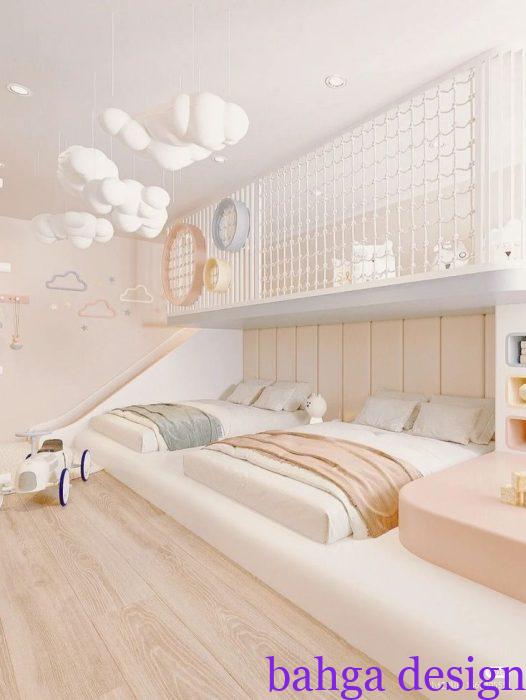 غرف نوم اطفال ثلاثية مودرن شيك جدا و رائعة