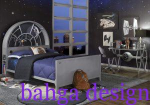 غرفة اطفال رصاصي انيقة و جميلة