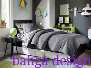 غرفة اطفال رصاصي تناسب الاولاد