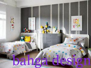 غرفة اطفال رصاصي في ابيض اكثر من رائعة