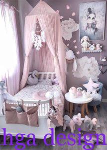 غرفة اطفال رصاصي في كشمير تناسب صغار السن