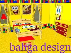 غرفة اطفال سبونج بوب في منتهى الجمال