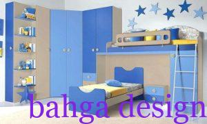 غرفة اطفال مشتركة ولد و بنت باللون اللبنى روعة