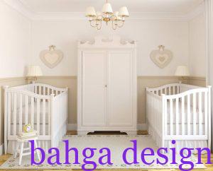 غرفة اطفال ولد و بنت توام في منتهى الشياكة و الجمال