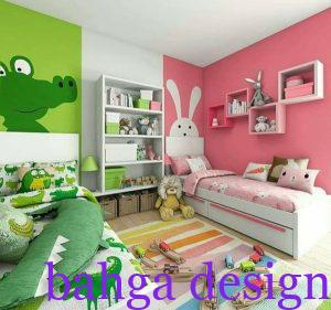 غرفة اطفال ولد و بنت جميلة جدا