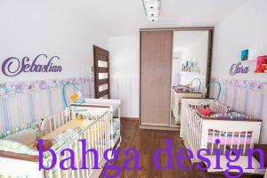 غرفة اطفال ولد و بنت في منتهى البساطة و الجمال