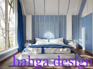 غرفة نوم ازرق فاتح غاية في الروعة و البساطة