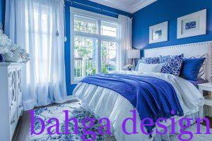 غرفة نوم ازرق و ابيض في منتهى الجمال