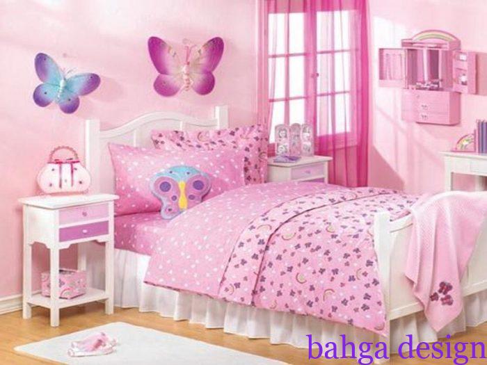غرفة نوم اطفال ايكيا باللون الروز جميلة تناسب البنات