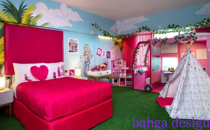 غرفة نوم اطفال باللون الفوشيا الغامق رائعة