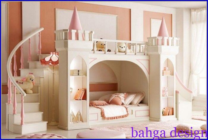 غرفة نوم اطفال خشب ابيض غاية في الجمال و الروعة