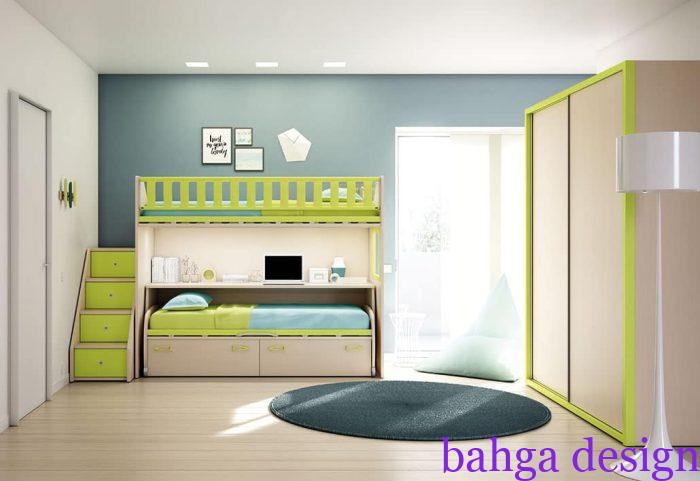 غرفة نوم اطفال عملية بسيطة بتصميم رائع