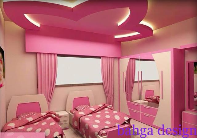 غرفة نوم اطفال كلاسيكية شيك جدا باللون البينك تناسب البنات
