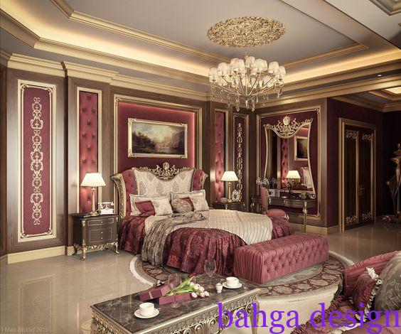 غرفة نوم حلوة باللون الكشمير جميلة جدا