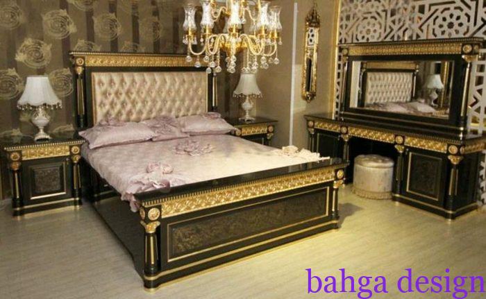 غرفة نوم خشب كلاسيكية روعة للعرسان