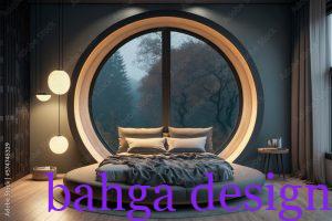 غرفة نوم دائرية بتصميم جميل جدا