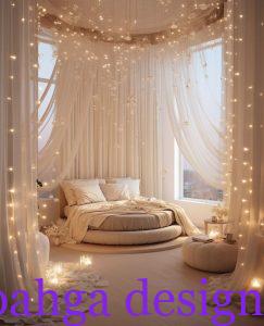 غرفة نوم دائرية بتصميم شيك جدا