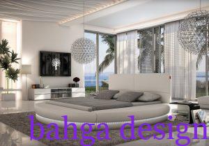 غرفة نوم دائرية بتصميم في منتهى الجمال