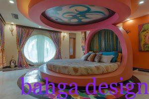 غرفة نوم دائرية بشكل روعة