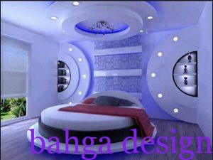 غرفة نوم دائرية بشكل مودرن رائع